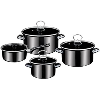 GSW 255417 PROFI-BLACK-STAR Topf-Set 4-teilig: Amazon.de