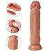 Produktbild Realistischer Dildo Für Frauen Mit Starke Saugnapf, Silikon Real Dong Penis Stecker-penis-nachbildung Für Anal Anfänger(7.28x6.5x1.5inches)