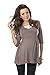 Marvellous Maternity Top Tunic 5200 Variety of Colours (UK 18, Cappuccino)
