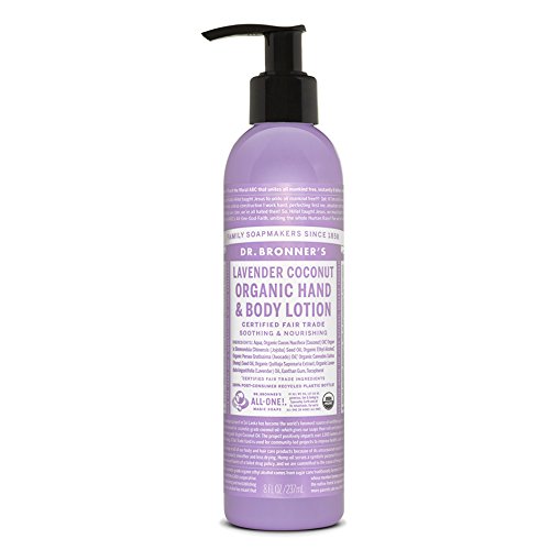 Dr.Bronner's SD0304-DE loción para el cuerpo 240 ml Mujeres Suavizar - Lociones para el cuerpo (240 ml, Mujeres, Piel normal, Suavizar, Frasco dispensador, Coco, Lavanda)