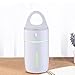 Produktbild AKINO Portable Mini Luftbefeuchter/Raumbefeuchter / Zerstäuber,Ultraschall Aroma Diffuser, Aromatherapie Diffusor, 7 LED Farbwechsel, für Büro, AutoWohnzimmer, Schlafzimmer,SPA, Hotel