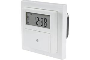 Sygonix SY-4504968 Minuterie pour Montage encastré numérique Programme hebdomadaire 1800 W Fonction Compte-à-rebours, a