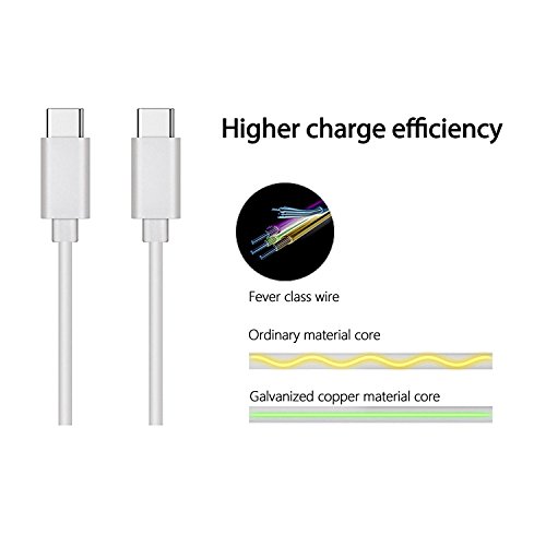 Amavasion 87W USB C Netzteil für Apple MacBook 15 Zoll, Ersatz-Netzteil Ladegerät mit USB-C auf USB-C Ladekabel - 6