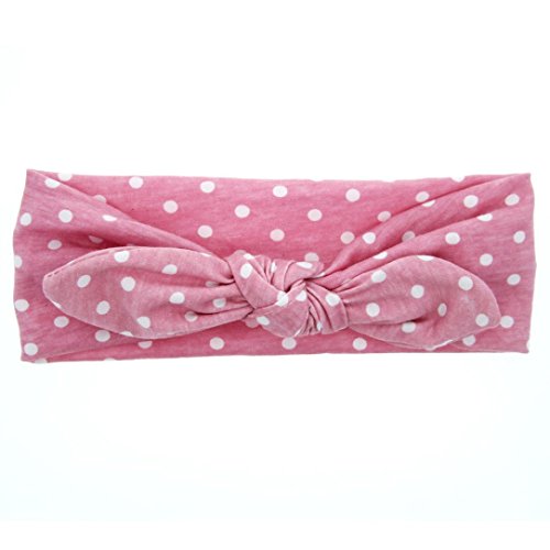 Haar Band Kolylong Einstellbar Kopfband Haarband Baby Mädchen Kaninchen Bogen Turban Knoten Headband (19,5 * 7,5 cm (0 Monate bis 5 Jahre altes Kind)) - 2