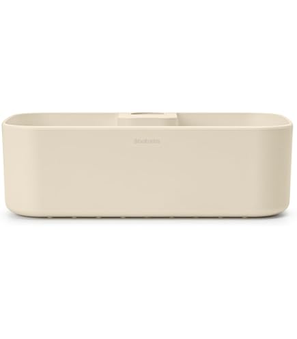 hansgrohe WallStoris Planet Edition - Wandframe 70cm, basis voor vele WallStoris accessoires, Badkamer Accessoires zonder boren, Badkamer Organizer, zand, 28911210