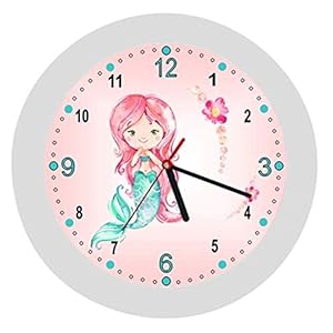 ✿ Kinderwanduhr in 4 Farben ✿ SCHMETTERLING Butterfly 4 HERZ ✿ Wanduhr ✿ KEIN TICKEN ✿ mit//ohne Name
