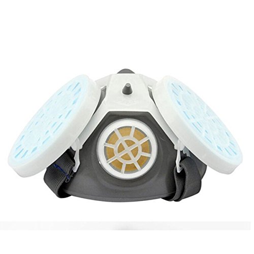 Latinaric New Sports Weiß Spray Respirator Gas Sicherheit Anti Staub Chemical Spray Maske - 3