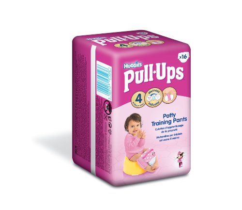 Huggies Pull Ups Potty Training Pants for Girls - Small (8-15 kg), 16 x 6 Packs (96 Pants)