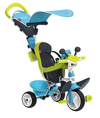 Smoby 741200 Baby Driver Confort Tricycle Bleu Vélo Trike Pushalong