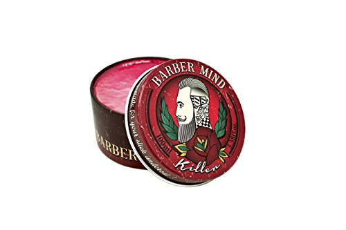 Barber Mind Pomade Killer – die Pomade vom Kult-Barbershop aus Italien – extrem starker Halt, cooler Glanz, mit japanischem Samurai-Öl - 2