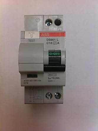 Abb Ds901L C16 30Ma a Interr.Differ.4.5Ka 1P+N, White: Amazon.it ...