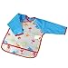 Toddler Smock -NUOLUX Infant Waterproof Feeding Bib Smock with Long Sleeves