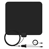 Kostenlos für das Leben - die TV-Antenne kann Ihren gesamten lokalen kostenlosen Kanal erhalten, wenn Sie richtig arbeiten, werden Sie keine enorm teure Kabel- oder Satellitengebühren mehr bezahlen! Holen Sie sich die kostenlosen HD-Kanäle wie ABC, CBS, NBC, PBC&Fox in 60+ Meile von Broadcast Tower, starten Sie auf alle Nachrichten, Sitcomes, Kinder und Sportprogramme!