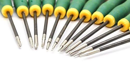 12 Stück magnetische Schraubenzieher Set für Smartphones iPhone iPad MacBook Pro & Air Laptop Tablet T2 T3 T4 T5 T8 T8 PH00 PH000 Pentalobe 0,8 1,2, 20, 2,5 Tri-Wing, Micro-Flat MMOBIEL - 4