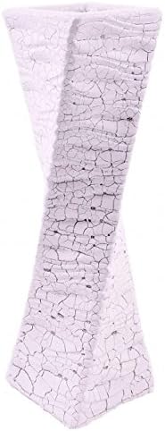 Endless Creations Ceramic 30cm Greek Athen Vase In White And Gold