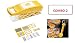 HOME CUBE® High Quality 12 in 1 Fruits And Vegetable Cutter -Slicer , Chopper, Grater, Peeler - All In One (Yellow) - ** Made In India ** + Free 1 Pc Melon Slicer Cutter !!! RS.625.00