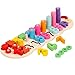 Price comparison product image Wooden Shape Sorter Educational Toys - Caterpillar Early Educational Geometric Sorting Board Stacking Blocks Color Perception Grab Board For Toddlers 3+ Years Old Boys Girls Children