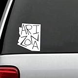 Material: PVC. Wandtattoo Schlafzimmer Arizona State Name im Auto Aufkleber Symbol Silhouette Tastatur Track Pad Aufkleber Laptop Haut