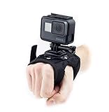 Fabricación de alta calidad, peso ligero, puede montar su Gopro o una cámara de acción similar en su mano sin sentir una carga pesada cuando hace deporte.