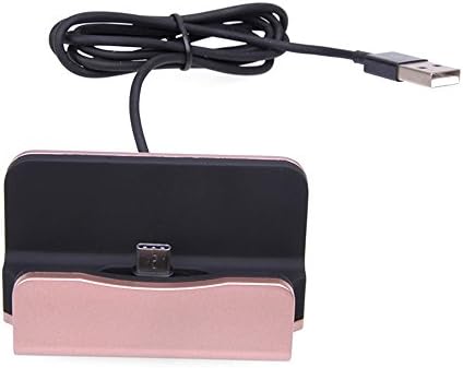 Boweike Desktop Charging Dock Station Cradle USB Type-C Charger Adapter for OnePlus 2 / Microsoft Lumia 950 / 950XL / Gigaset ME / Gigaset ME Pro / Gigaset ME Pro Pure /ZUK Z1 / Innos D6000 (Rose Golden)