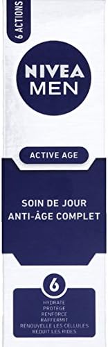 Nivea - Men - Soin de jour hydratant Hydrate, protège, renforce, raffermit, renouvelle les cellules - Le tube de 50ml - (for multi-item order extra postage cost will be reimbursed)