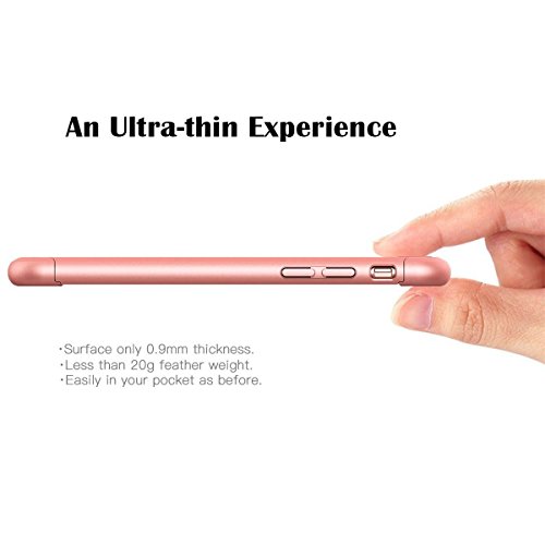 Qissy Carcasa Huawei P10  3 in1 Todo Incluido Anti-Scratch Anti-Huella Dactilar a Prueba de Choque 360 PC Protective Case Cover Skin para Huawei P10 P10 Plus  Huawei P10  Rosa or 