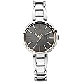 Titan Raga Viva Grey Dial Analog with Date Silver Metal Strap Watch for Women-NS2642SM01/NT2642SM01