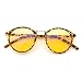 Produktbild Cyxus Anti Blaulicht Brillen runden retro rahmen [Augenschutz] computer brille,Unisex(Herren / Damen) blockierung uv brillen (Gelb Linse) Leopardenmuster Rahmen