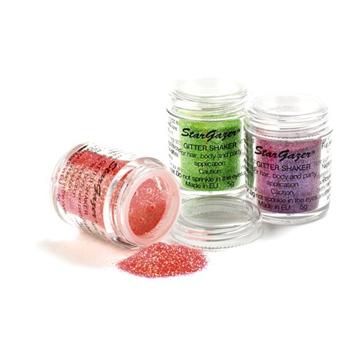 Stargazer UV Neon White Glitter Shaker 6 colours Festival Party Rave 5g - 3