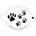 TAP Re-useable Face Paint Stencils - TAP023 Paw Prints