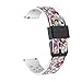 Produktbild Altsommer Armband 22mm für Samsung Gear S3 Frontier Classic, [Muster Serie], Bunte Malere Silikon Sportarmband Uhrenarmband Uhr ErstatzbandHealth & Fitness Smartwatch (E)