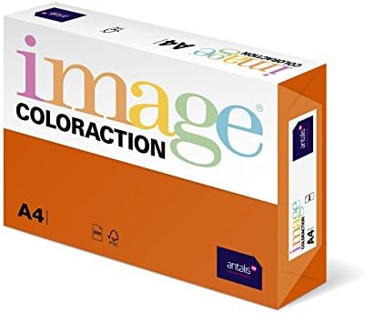 Coloraction Antalis 838A 120S 15 Copy Paper DIN A4 120 g/m² Amsterdam OrangeThe Forest Stewardship Council