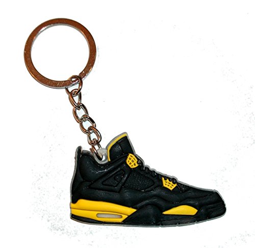 Preisvergleich Produktbild Nike Air Jordan 4 Thunder Schlüsselring / Schlüsselanhänger ...