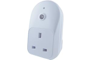 UNI-COM Plug-in SECURITY TIMER switches light on and off in a Random pattern. No programming required