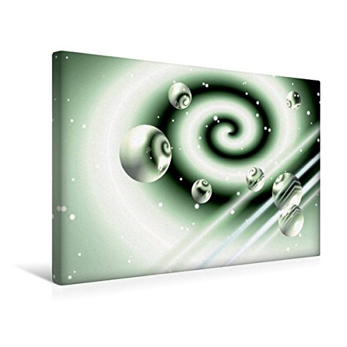 Premium Textil-Leinwand 45 cm x 30 cm quer, Schneelicht | Wandbild, Bild auf Keilrahmen, Fertigbild auf echter Leinwand, Leinwanddruck: 3D-Glaskugeln in der Winterzeit (CALVENDO Natur)