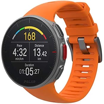 Polar Vantage V - Montre de Sport FC/GPS Premium pour Hommes et Femmes avec Batterie Très Longue Durée - Entraînement Multisport et Triathlon (Cardiofréquencemètre, étanche)