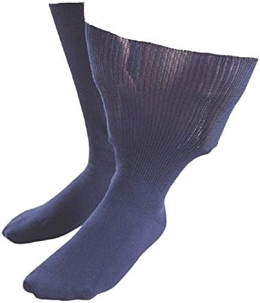 Mens / Ladiesn Unisex Extra Wide Oedema Socks UK 9-11 Eur 43-45 (4 sizes / 5 colours available) SockShop Iomi Footnurse (Navy)