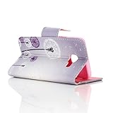 BONROY® Handyhülle Samsung Galaxy A3 (2016) SM-A310F Hüllen Bunte Gemalt Malerei Muster PU Lederhülle Schutzhülle Handyhülle Taschen Schalen Handy Tasche Flip Wallet Ständer Etui Karten Slot Lederhülle Kredit Kartenfächer Folio Bookstyle mit Weich TPU Innere Schutzhülle für Samsung Galaxy A3 (2016) SM-A310F - 