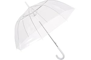 PERLETTI Ombrello Sposa Bianco da Cerimonia Matrimonio Eventi - Ombrello Lungo Classico e in Pizzo da Donna - Ombrello Wedding