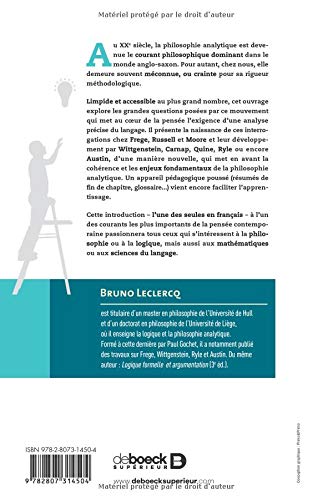 Livres Couvertures de Introduction à la philosophie analytique : La logique comme méthode