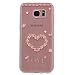 Produktbild Lonchee Samsung Galaxy S7 Hülle,Bunte Muster Weich TPU Handy Hülle Durchsichtig Transparent Etui Cover Case Protective Shell Soft Schutzhülle Telefon Kasten für Samsung Galaxy S7 – Liebe