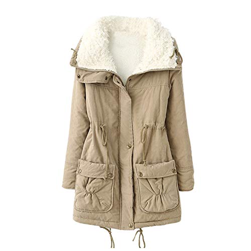 Preisvergleich Produktbild TianWlio Mäntel Frauen Damen Mantel Langarm Strickjacke Jacke Outwear Mantel Oberbekleidung Winter Warm Outwear Solide Kapuzenpullis Vintage Übergröße Mäntel