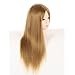 26" Training Head for Hairdressers Mannequin Head Hair Yaki Synthetic Hairdressing Doll Heads Cosmetology Mannequin Head Manikin