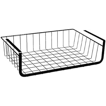 Schrankkorb zum Einhängen - Metall - weiß - Regalkorb