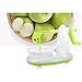 Produktbild TKFY Apfelschäler Mini-Fruchtschäler Multi-funktionale Kartoffelmango Jujuwi-Peeling-Maschine Home Küche Portable Gürtel mit 8-Klingen-Apfelschäler grün 200×130.8×110.5mm,Green