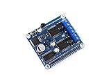 The RPi Motor Driver Board gives your Pi the ability to drive two DC motors OR one stepper motor. It's an ideal choice to DIY mobile robot based on Raspberry Pi.