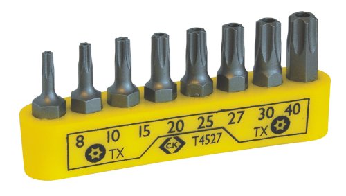 C.K T4527 Schraubendreher-Bit Satz für Sicherheits-Torxschrauben