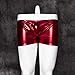 Produktbild Fetisch Erotische Unterwäsche, Herren Sexy Lackleder Wetlook Hose, Paar BDSM Bondage Toys, Geeignet Für Hotel Party Night Clubs,Red