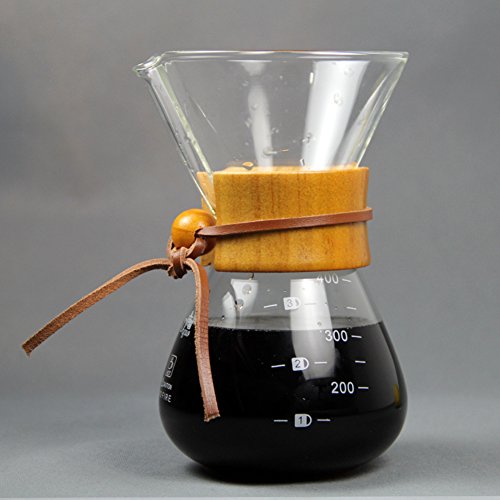 spécifications verre style américain transparence café pot-A