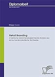 Retail Branding: Empirische branchenvergleichende Analyse aus konsumentenorientierter Sichtweise (Diplomica) by Philipp Eisele